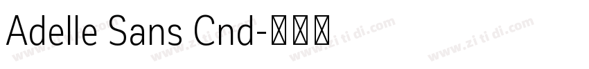 Adelle Sans Cnd字体转换